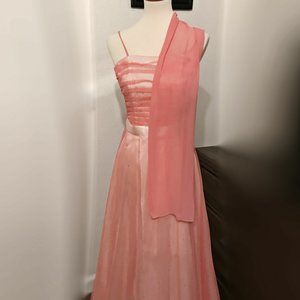 CICCI USA Pink Strapless Fit & Flare 50's Retro Style Dress